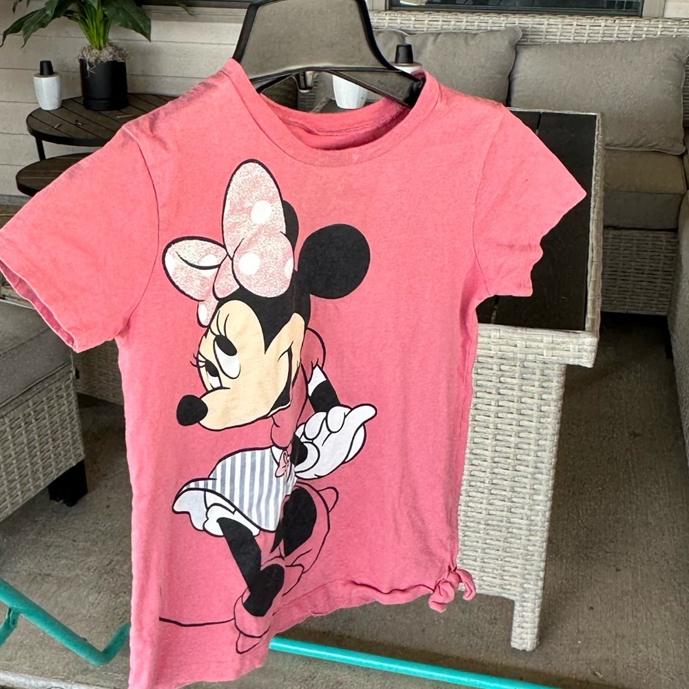 Disney Minnie Mouse Pink Short Sleeve Tee